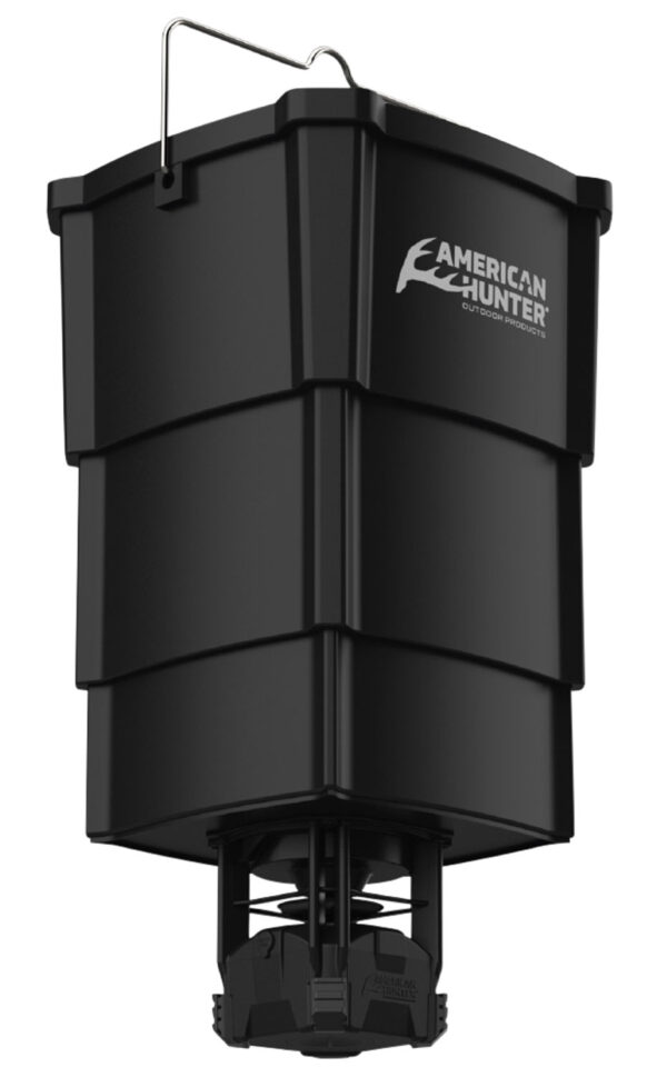American Hunter AHNFECON Nesting Hopper w/Econ Feeder Kit Collapsible 16 Programs 1-30 Seconds Duration 5 Gallon Capacity Black — view 1