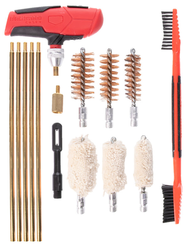 Birchwood Casey SHGCLNKI Shotgun Cleaning Kit 17 Pieces Black/Red — view 1