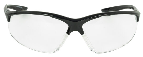 Walker's GWPIKNOF1CLR Ballistic Eyewear IKON Tanker Adult Clear Lens Matte Black Frame — view 1