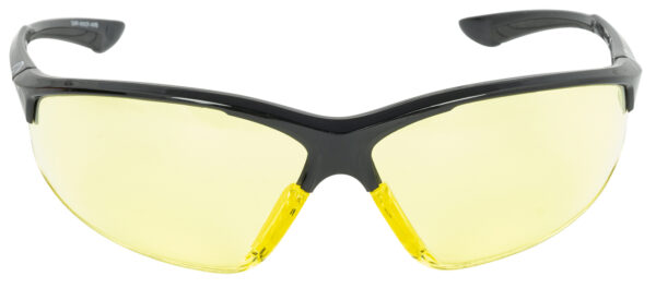 Walker's GWPIKNOF1AMB Ballistic Eyewear IKON Tanker Adult Amber Lens Matte Black Frame — view 1