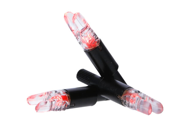NAP NAPILLNXRD3PK Thunderglo Illuminated Nock Crossbow Red Half Moon/ 3 Pack — view 1