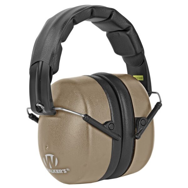 Walker's GWPEXFM3FDE Extra Range Passive Muff 30 dB Folding Flat Dark Earth/Black Polymer — view 1