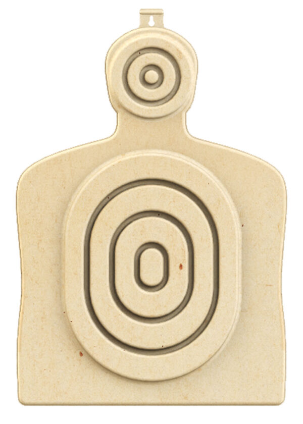 Birchwood Casey 3DTGTBTT Torso Target  31.25" H x 21.25" W x 1" D 3D Bullseye Tan 3 Per Pack — view 1