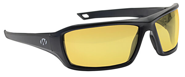 Walker's GWPIKNFF2AMB Ballistic Eyewear IKON Forge Adult Amber Lens Matte Black Frame — view 1
