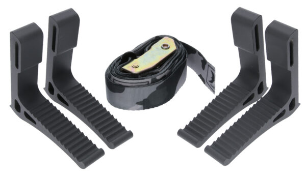 Hawk HWKSTP4PK Monkey Bar Steps Black Aluminum 4 Pack — view 1