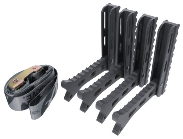 Hawk HWKHHSTP4P Helium Steps Black Aluminum 4 Pack — view 1