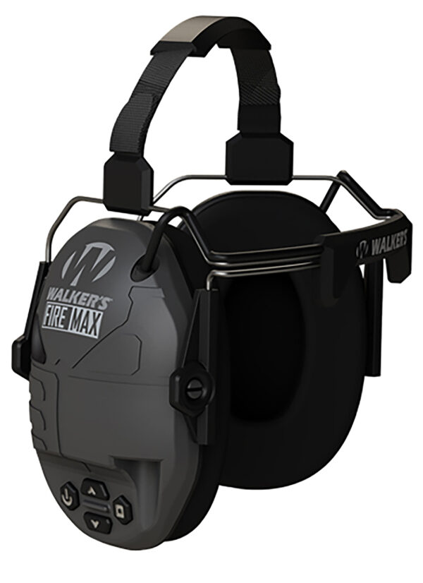 Walker's GWPDFMBTN Firemax Digital BTN Muff Behind The Neck Black Polymer — view 1