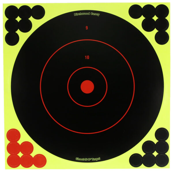 Birchwood Casey TDSNC1225PK Target Dispenser  Adhesive Paper 12" Bullseye Includes Pasters 25 Per Pack — view 1
