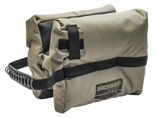 Birchwood Casey TSRB H-Bag Shooting Rest Unfilled Tan Polyester, Self-Tightening Grip, Non-Marring Surface, Integrated Carry Strap 12" L x 7" H x 1" W — view 1