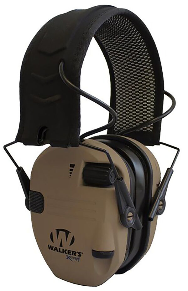 Walker's GWPXRSEMBB Razor X-TRM Digital Electronic Muff 21 dB Over the Head Battle Brown/Black Polymer — view 1