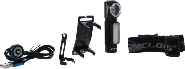 Cyclops CYC-HLH500 Hades Horizon 250/500 Lumens Red/White P9 LED Bulb Black Anodized 100 Meters Distance — view 1