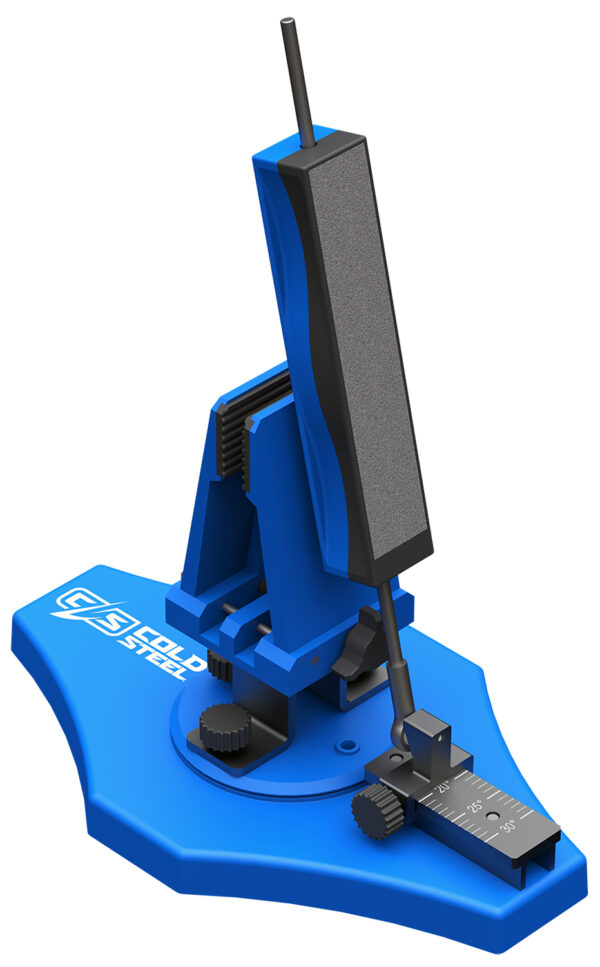 Cold Steel CSKSBKS Benchtop Knife Sharpener Blue Fixed Diamond Sharpener Includes Carry Case — view 1