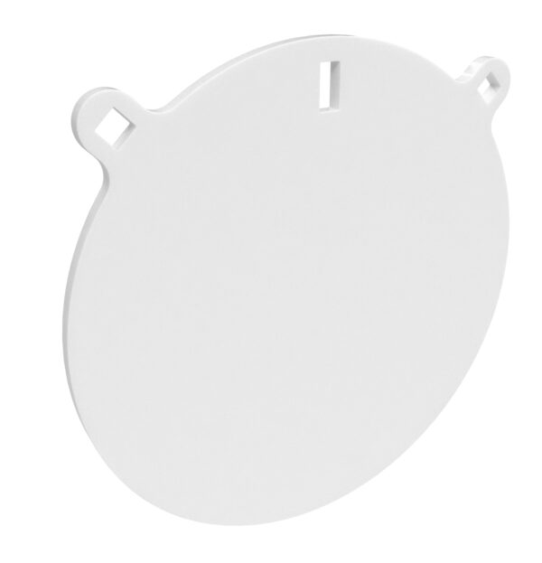 Birchwood Casey BC-RND10-38 Round Steel Target Plate 10" Pistol/Rifle Black/Red/White Steel 0.38" Thick Hanging — view 1