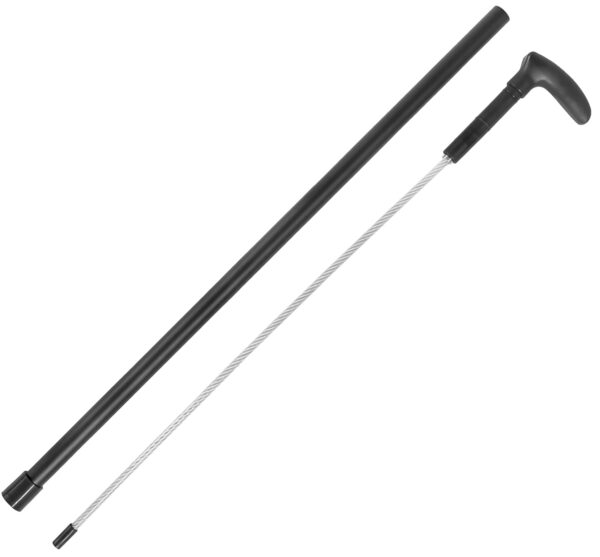 Cold Steel CSCN38CBL Cable Whip Cane Black Carbon w/Zinc Plating 32" OAL — view 1