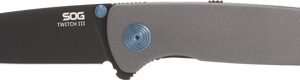 SOG KNIFE TWITCH III 3.1" SPRG - ASST GRAY/BLUE/BLACK — view 2