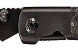 Cold Steel CSFL39SHB Spectre Hawksbill 3.80" Folding Talon Point Plain Black Matte PVD CPM 20V SS Blade, Forged Carbon Fiber Handle
