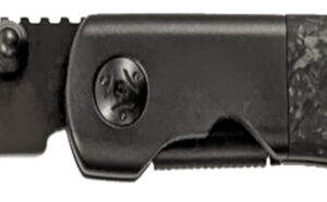 Cold Steel CSFL39SDP Spectre  3.80" Folding Drop Point Plain Black Matte PVD CPM 20V SS Blade, Forged Carbon Fiber Handle