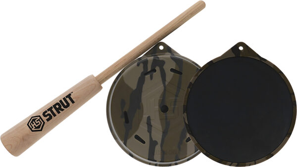 Hunters Specialties HSBBSPC Camo Cutt'R Pot Call Friction Call Attracts Turkey Species Mossy Oak Bottomland Slate — view 1