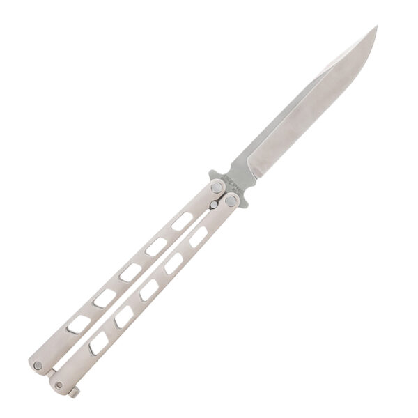 Cold Steel CSFL43ARC Arc Angel Balisong Butterfly 5.45" Folding Clip Point Plain Satin S35VN SS Blade, Aluminum Handle — view 1