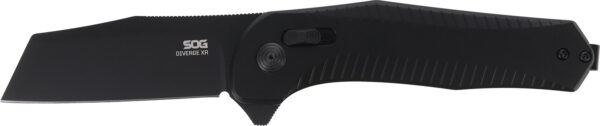 S.O.G SOG12020143 Diverge XR Folder 3" Folding EDC Plain Black PVD D2 Steel Blade, Black Scaled Aluminum Handle — view 1