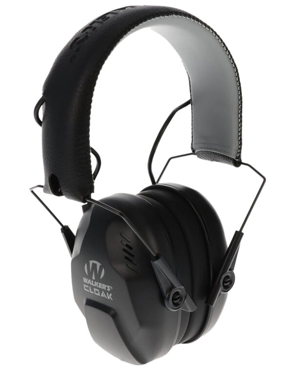 Walker's GWPCLKDM Cloak Dual Mic Electronic Muff Over the Head 23-25 dB Black — view 1