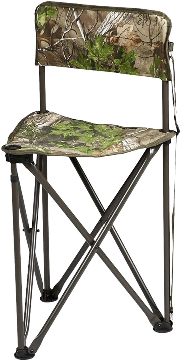 Hunters Specialties HS1001531 Tripod Camochair  Folding Mossy Oak Bottomland Steel/Polyester — view 1