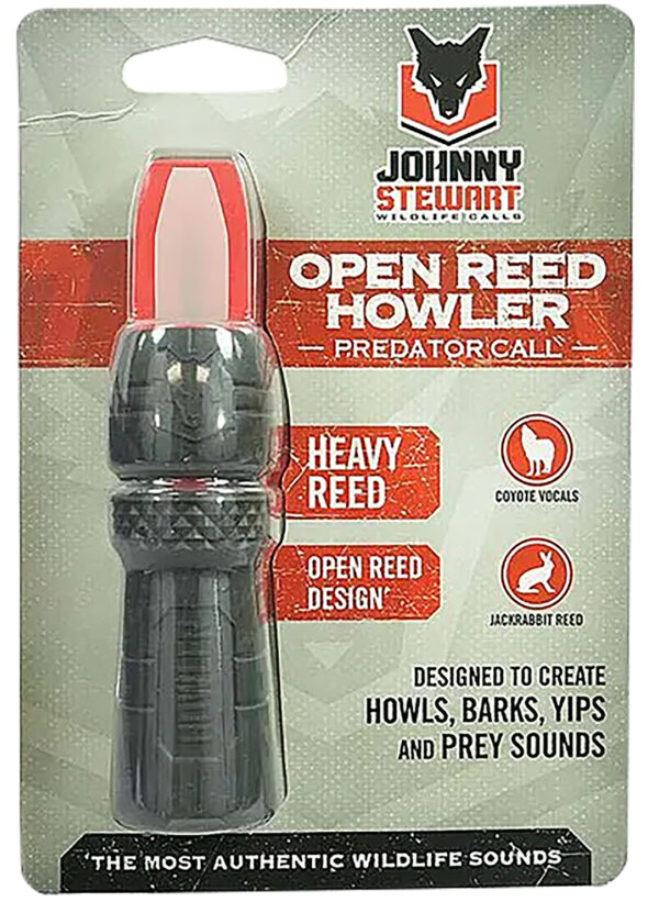 Hunters Specialties HSJSORHOWL Open Reed Howler Predator Call Black/Red — view 1