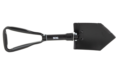 SOG XL ENTRENCHING TOOL BLK W/SHEATH — view 1