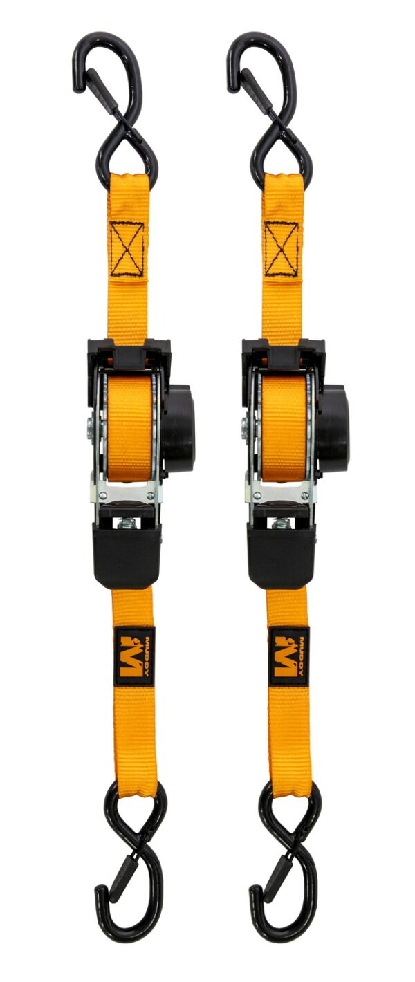 MUDDY MUD-RRS10-2PK   1"X10" RATCHET STRAPS ORG — view 1