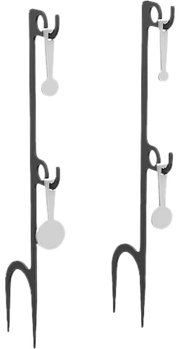 Birchwood Casey BC-41580   Silver Steel Gong 0.25" Thick Hanging — view 1
