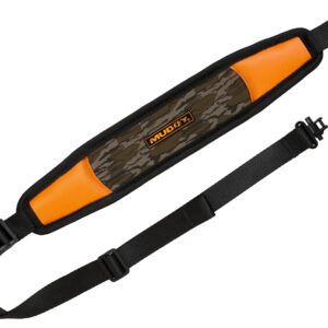 Muddy MUDTRLBSLMOBL   Black/Orange Neoprene Adjustable Rifle/Shotgun
