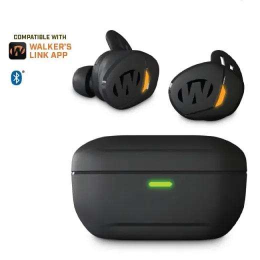 GSM WALKER SUPPRESSOR BT BLUETOOTH EAR BUDS BLACK ( 4 PER CASE ) — view 1