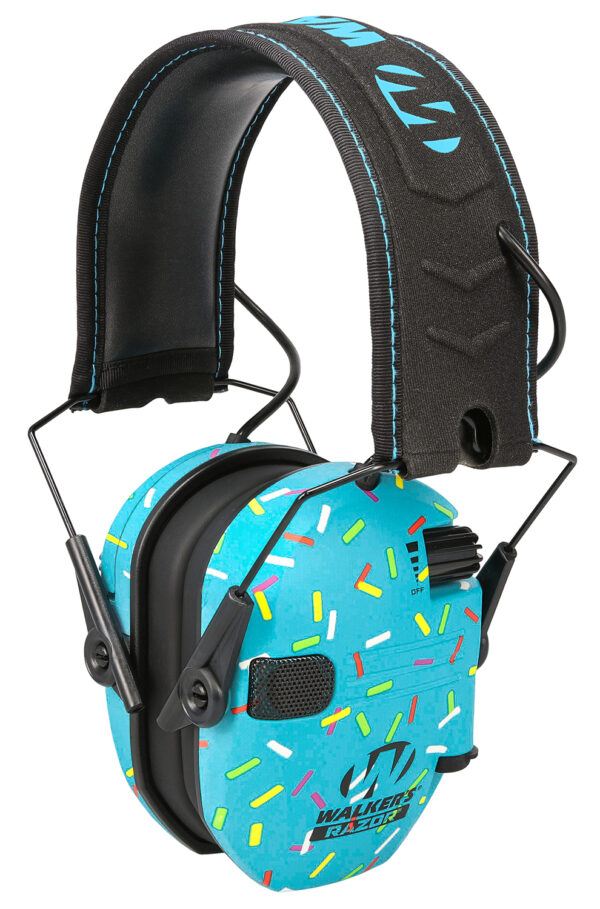 Walker's GWPFKDMSPRNKBL Passive  23dB Over the Head Blue Sprinkles Youth — view 1