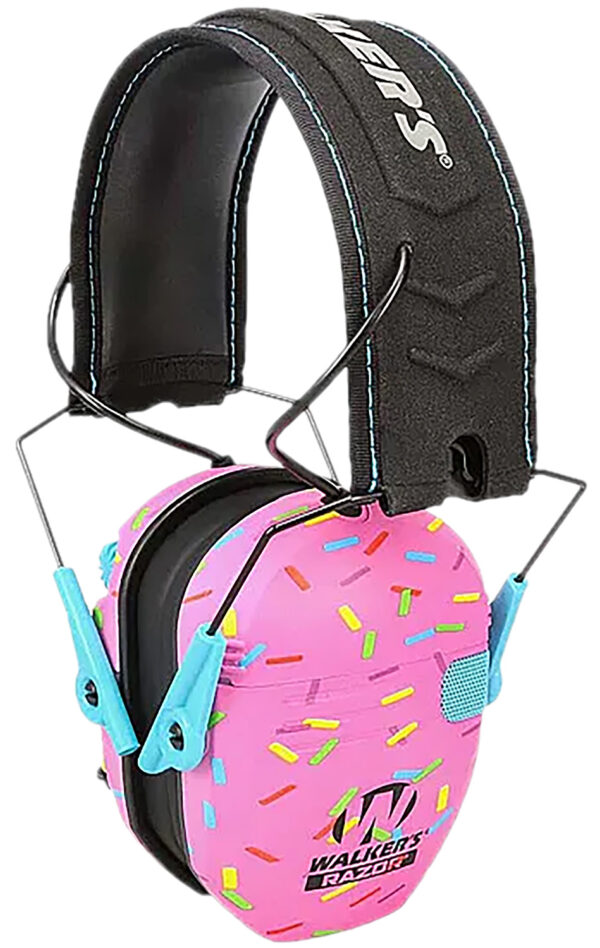 Walker's GWPFKDMSPRNKPK Passive  23dB Over the Head Pink Sprinkles Youth — view 1