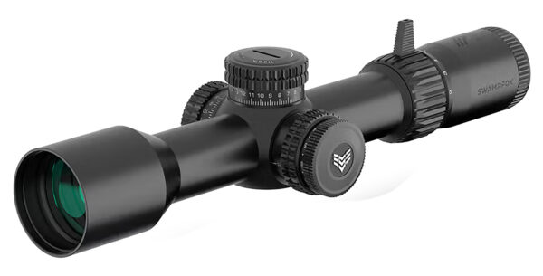 Swampfox Optics TWK525563M Warhawk  Black 5-25x56mm 34mm Tube Sharpshooter MOA Reticle — view 1