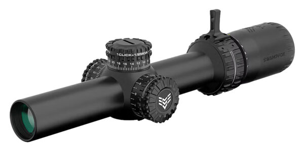 Swampfox Optics ARH11024GL Arrowhead  Black 1-10x24mm 30mm Tube Guerrilla Dot MIL Green Reticle — view 1
