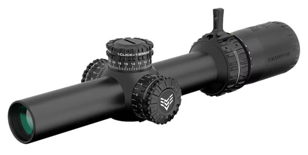 Swampfox Optics ARH18241GB Arrowhead  Black 1-8x24mm 30mm Tube Guerrilla Dot BDC Green Reticle — view 1