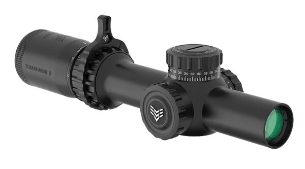 Swampfox Optics THK14241RB Tomahawk II  Black 1-4x24mm 30mm Tube BDC Red Reticle — view 1