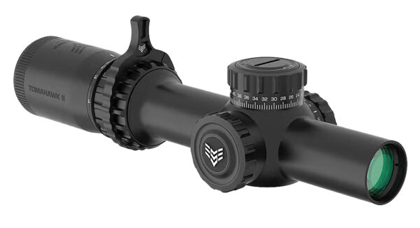 Swampfox Optics THK14241GB Tomahawk II  Black 1-4x24mm 30mm Tube BDC Green Reticle — view 1