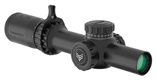 Swampfox Optics THK16241GB Tomahawk II  Black 1-6x24mm 30mm Tube BDC Green Reticle — view 1