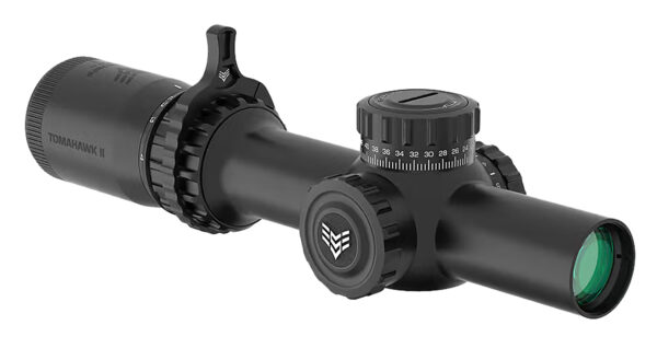 Swampfox Optics THK16241RB Tomahawk II  Black 1-6x24mm 30mm Tube BDC Red Reticle — view 1