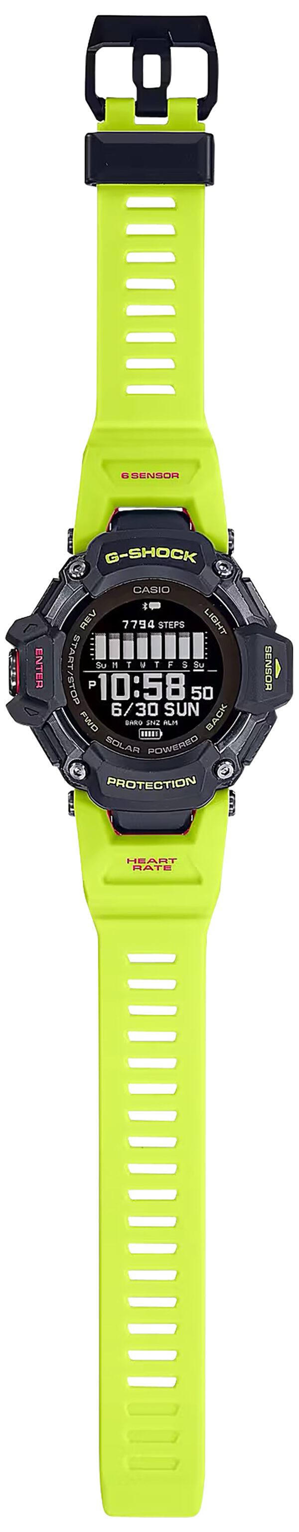 G-shock/vlc Distribution GBDH20001A9 G-Shock Tactical Black/Yellow Biomass Plastic 145-215mm — view 1