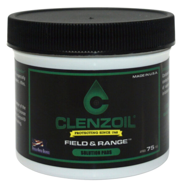 Clenzoil 2014 Field & Range Patch Kit .50 Cal/12 Gauge Cotton Wipes 75 Per Pkg — view 1