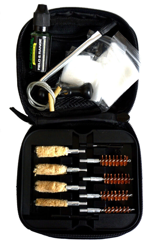 Clenzoil 2328 Field & Range Cleaning Kit Multi-Caliber Pistol/17 Pieces Black — view 1