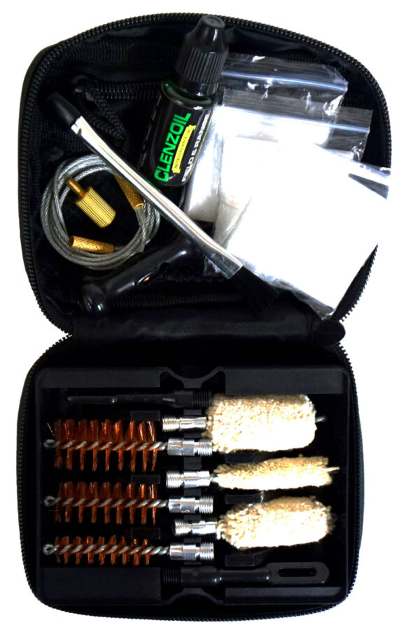 Clenzoil 2465 Field & Range Cleaning Kit Multi-Gauge Shotgun/12 Pieces Black — view 1