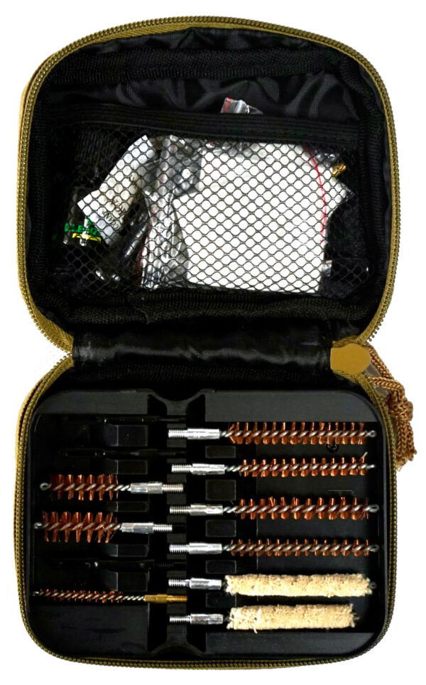 Clenzoil 2830 Field & Range Cleaning Kit Multi-Caliber Rifle/21 Pieces Tan — view 1