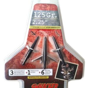 SWHACKER BROADHEAD 2-BLADE - 125GR 2.25" CUT 3/PK — view 2