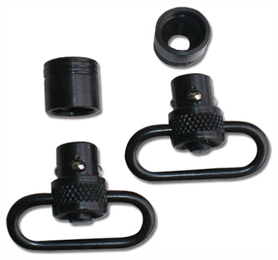 GROVTEC PUSH BUTTON SWIVEL SET - BLACK 1" 2-PACK — view 1