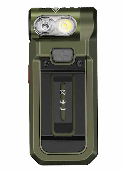 FENIX W/R CLIP LGT RECHRG 150L GRN — view 1