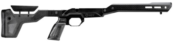 Mdt Sporting Goods Inc 104999BCF HNT26 Chassis Carbon Fiber Furniture, Aluminum Base, Folding Stock with Adj. Cheekrest, M-LOK Forend, QD Sling Mounts, AR-Style Grip Fits Short Action Remington 700 — view 1